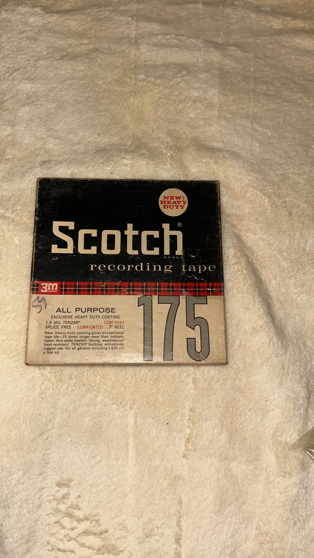 Scotch Recording Tape 1.5 Mil 1200 Ft