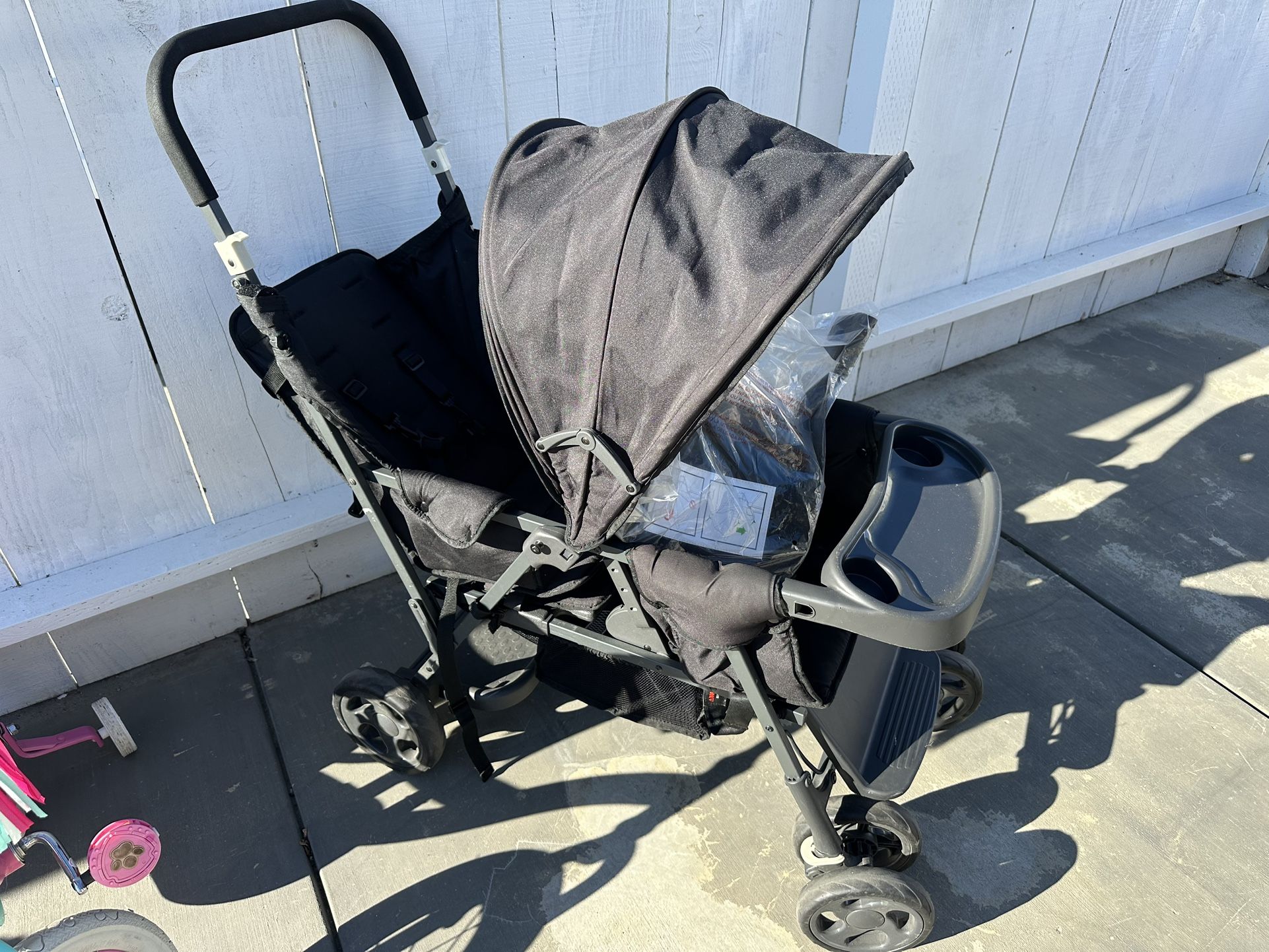 Joovy Caboose LX Double Stroller Sit And Stand