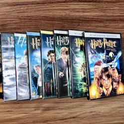 Harry Potter Complete Series 1-8 Film Collection Set (DVD) Lot Of 8 Movies