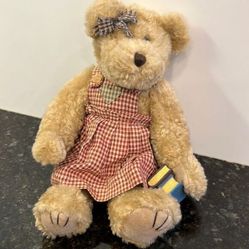 Avon Canada Bear Jointed Girl English French Books. Size 12”. Fully Jointed  