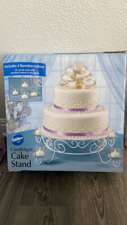 Cake stand candlelight