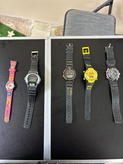 Lot of 5 Mixed Kids Watches