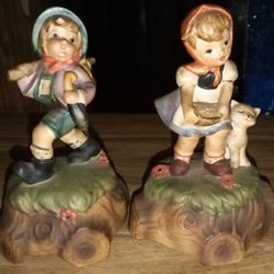 2 Goebel Hummel porcelain figurines