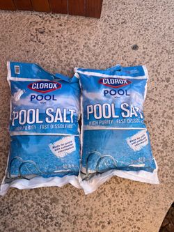 40 lb. Clorox Pool Salt Bag $7 each