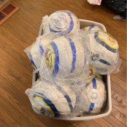 65 Soccer Balls 