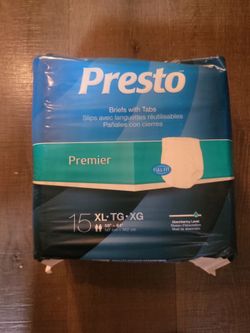 Presto XL briefs with tabs