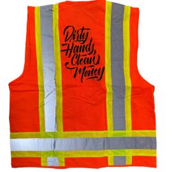 Custom safety vest, hoodies, t- shirts and hats