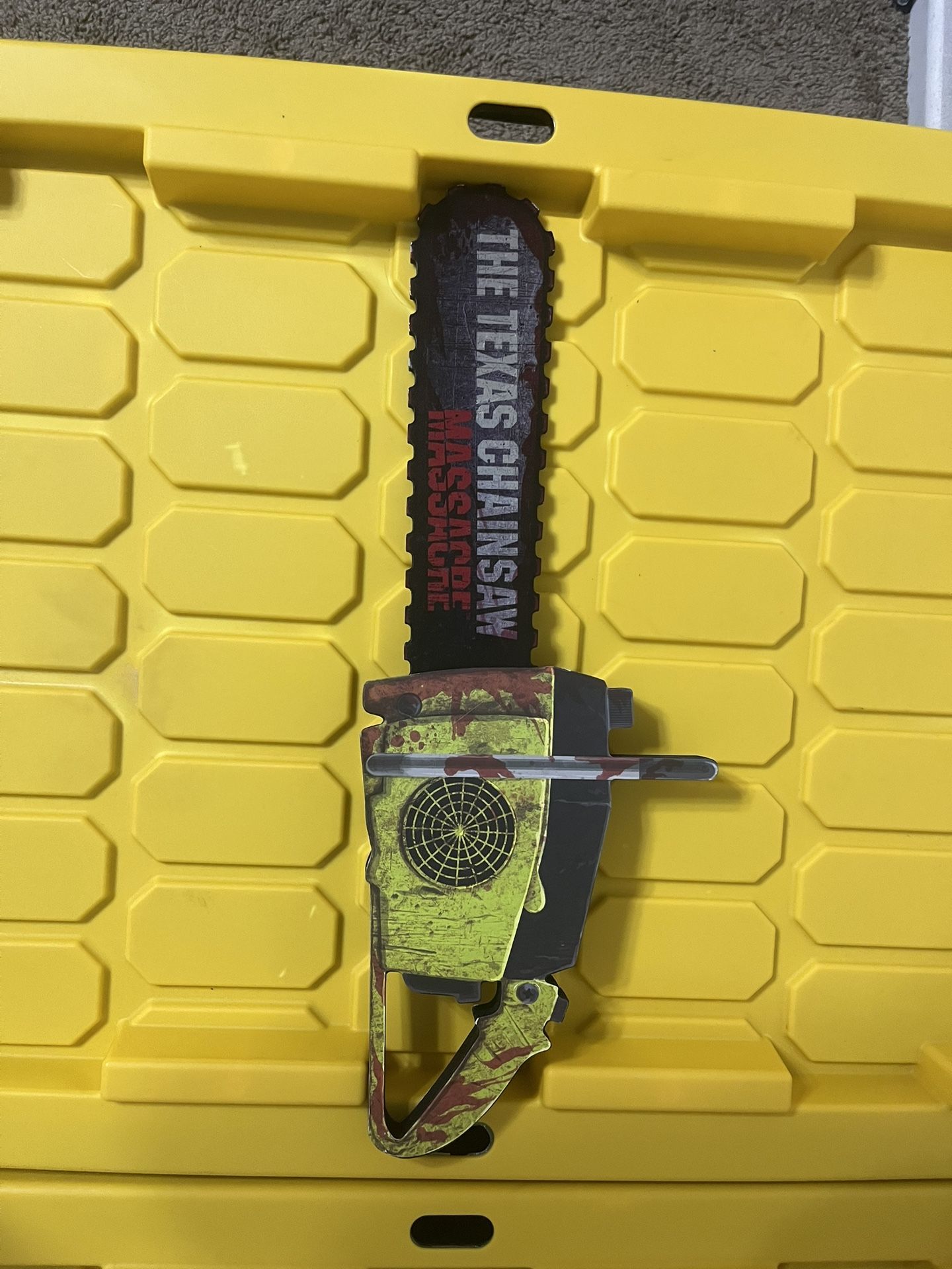 Leatherface Chainsaw Sign