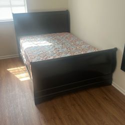 Bed Frame Twin Size With Box Spring And Mattress