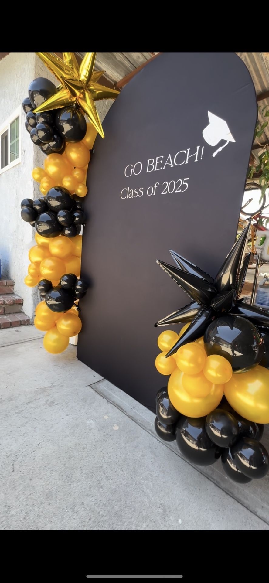 7ft Wooden Balloon Back Drop Stand