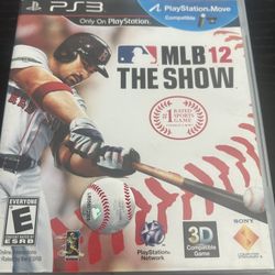 MLB 12: The Show (Sony PlayStation 3, 2012) PS3
