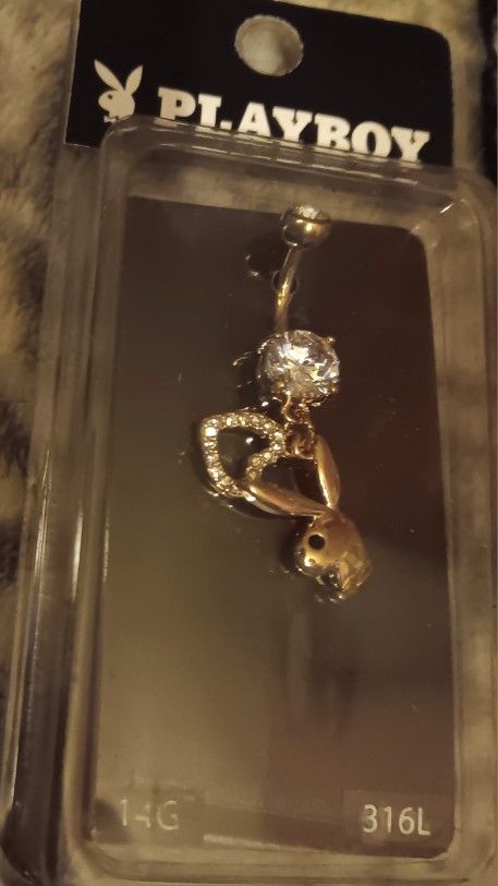 Body Jewelry PLAYBOY Belly Ring 14G *NEW*