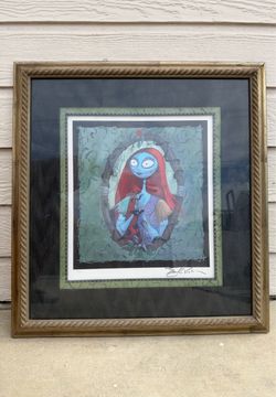 Limited Edition Signed Eric Robinson, The Nightmare Before Christmas: Sally In The Nightshade Garden. Rare