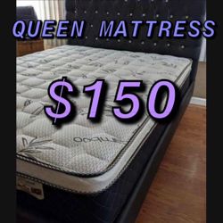  BRAND NEW PILLOW TOP MATTRESSES ✅ COLCHONES NUEVOS PILLOW TOP 💯‼️   QUEEN SIZE $150 ❌ $210 With Box Spring   FULL SIZE $140❌ $200 With Box Spring💥 