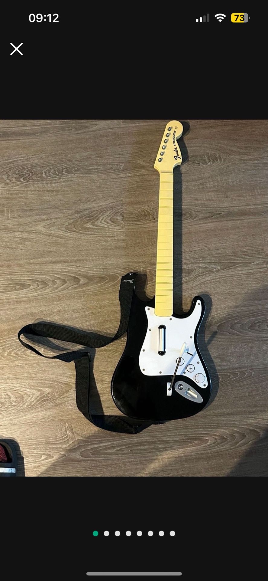RockBand Harmonix Guitar Hero Fender Stratocaster Model 19091 for Wii -NO DONGLE
