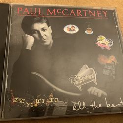 GREATEST / SUPER HITS -  PAUL McCARTNEY  ALL THE BEST - ROCK CD 1987 -  17 TRACKS  -  $4