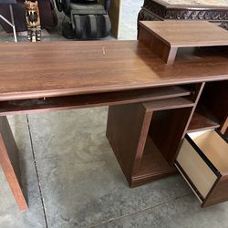 Brown Wood Desk 