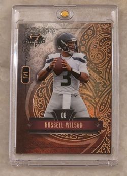 2026 Wild Card 7 Card Studs Russell Wilson 1/1