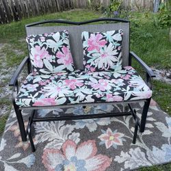 Patio Sofa With Cushions In Good Condition $60 Firm On Price