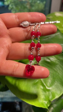 925 Sterling Silver Earrings/ Aretes Plata Ley 925