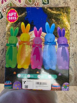 6ft Easter Bunny Inflatable