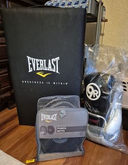 Kick Boxing, Boxing Strike Bag, Punch Mitts, Boxing Gloves