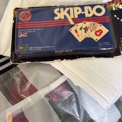 vintage 1986 International Games edition of Skip-Bo Uno