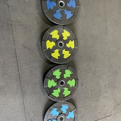 Interlocking Bumpers 230lb  Weight Set 