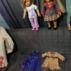 2 American Girl Dolls