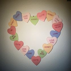 Sweethearts Candy Valentines Hearts Decor