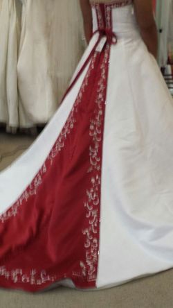 Beautiful wedding gown