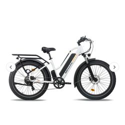 Senada Bikes 1000W 48V Herald Pro All-Terrain Comfort Fat Tire Step-Thru Electric Bike