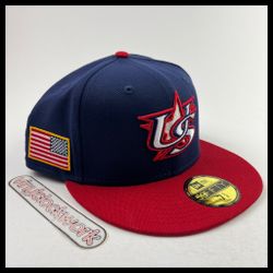 USA World Baseball Classic New Era Fitted Hat Cap 59Fifty Size 7 5/8 other sizes available too