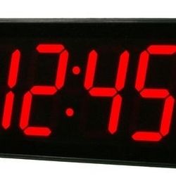 Large Digit LED Wall Clock / Desk Clock 16 Alarms & Remote Control by AquaPear (Brand New)