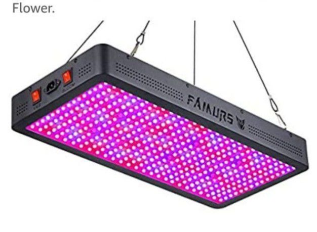 Like new! FAMURS 4000W LED Grow Light Triple Chips Full Spectrum Plant Lamp W/ Dual Switch for Greenhouse Hydroponic Indoor Plants Veg Flower