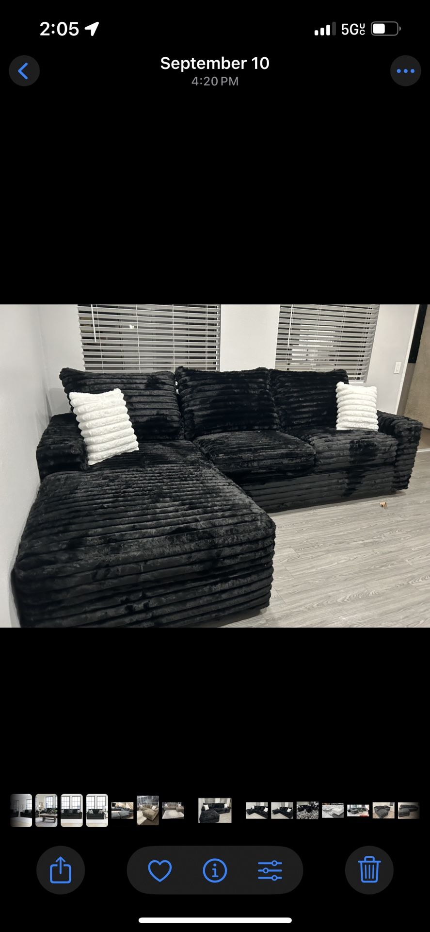 Brand New Super Plush Comfy Corduroy Sectional