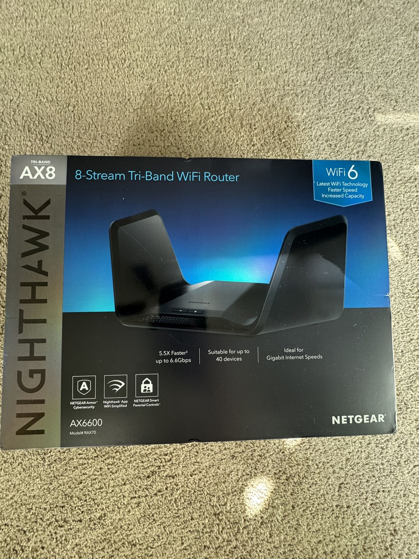 Netgear Nighthawk- 8 Stream WiFi Router