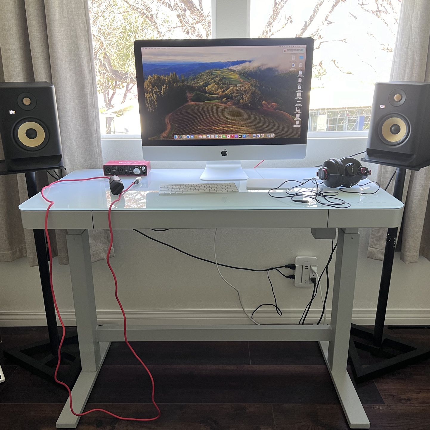 KRK Rokit 5 With Stands W Interface Speakers 