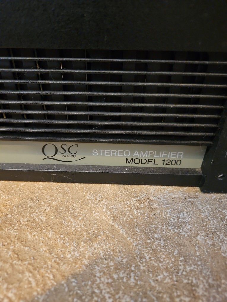 QSC Stereo Amplifier Model 1200