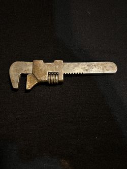 Highly Collectible Early 1900’s Premier No. 2 antique Adjustable Pocket Wrench.