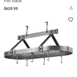Williams Sonoma Brand New In Box Steel Pot Rack