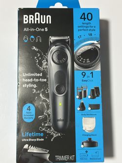 Sealed Braun All-in-One Style Kit Series 5 - 9-in-1 Grooming Set