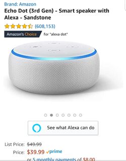 Amazon Alexa Echo Dot