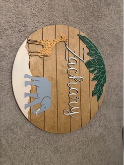 Zachary nursery room decor
