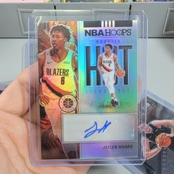 Jaylen Hoard Autograph Card