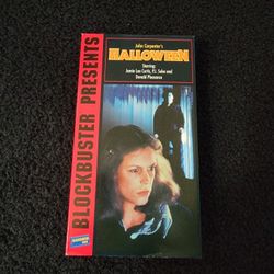Halloween Blockbuster VHS