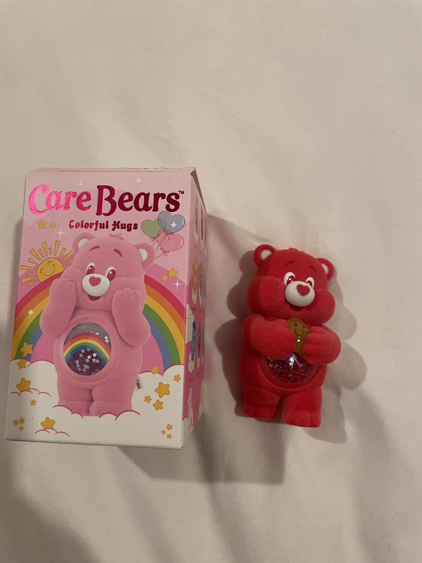 Care Bears Colorful Hugs Red Bear Figurine