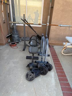 Weight Bench and Accessories