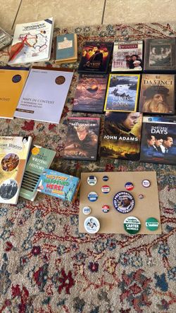 Ultimate History Teacher Starter Kit, Classroom Media & Vintage Decor Lot