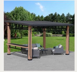 NEW! Rain Gutter Kit for Yardistry 12’ x 14’ Contemporary Gazebo